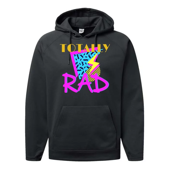 Totally Rad Retro 90's Performance Fleece Hoodie