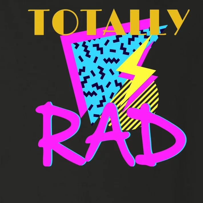 Totally Rad Retro 90's Toddler Long Sleeve Shirt