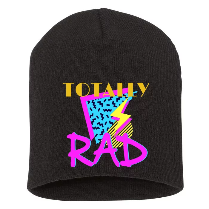 Totally Rad Retro 90's Short Acrylic Beanie