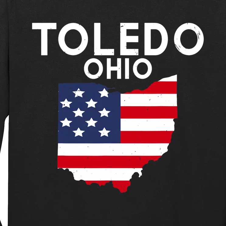 Toledo Ohio USA State America Travel Ohioan Long Sleeve Shirt