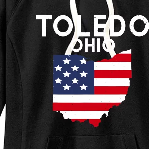 Toledo Ohio USA State America Travel Ohioan Women's Fleece Hoodie