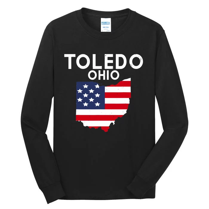 Toledo Ohio USA State America Travel Ohioan Tall Long Sleeve T-Shirt