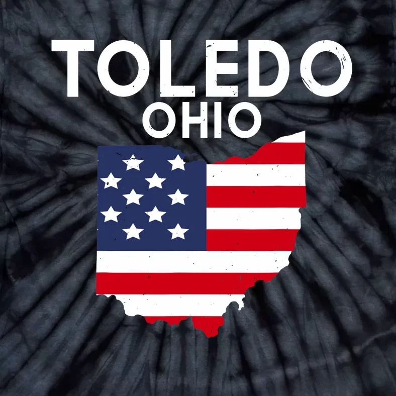 Toledo Ohio USA State America Travel Ohioan Tie-Dye T-Shirt