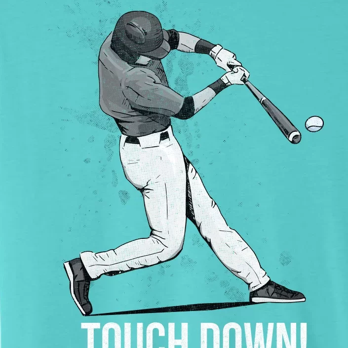 Touch Down Baseball Home Run ChromaSoft Performance T-Shirt