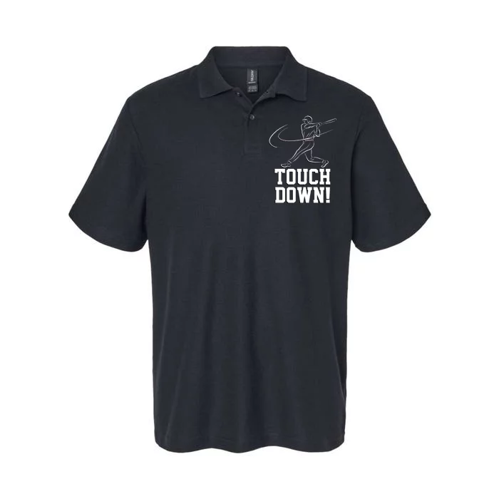 Touchdown Baseball Home-run Softstyle Adult Sport Polo