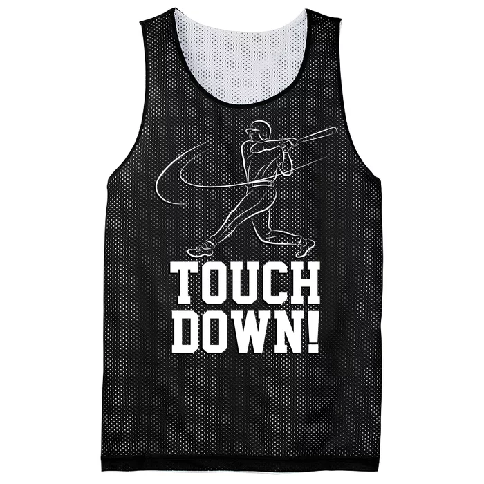 Touchdown Baseball Home-run Mesh Reversible Basketball Jersey Tank