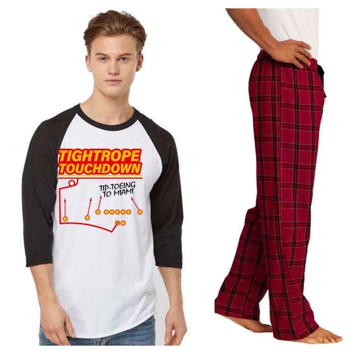 Touchdown Tightrope Raglan Sleeve Pajama Set