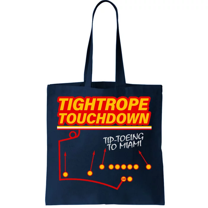 Touchdown Tightrope Tote Bag