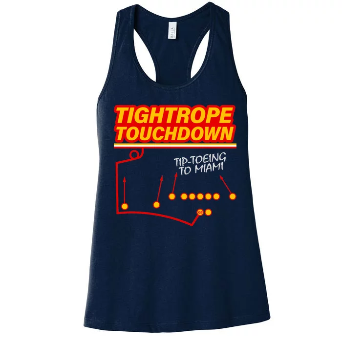 Touchdown Tightrope Women's Racerback Tank