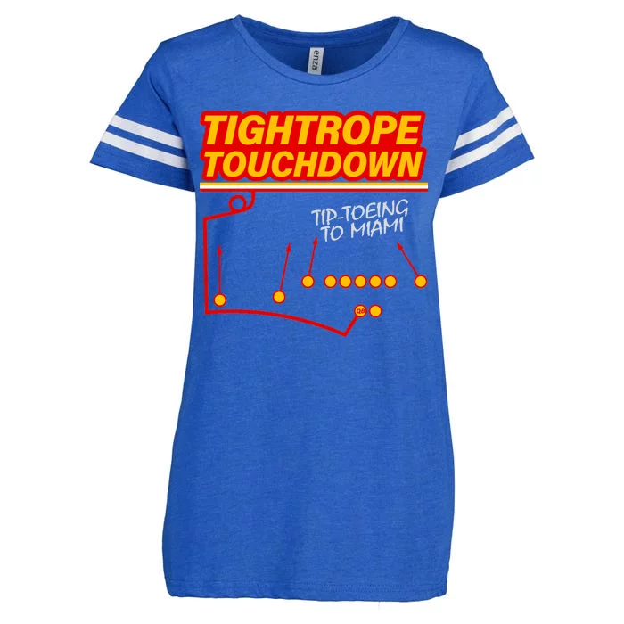 Touchdown Tightrope Enza Ladies Jersey Football T-Shirt