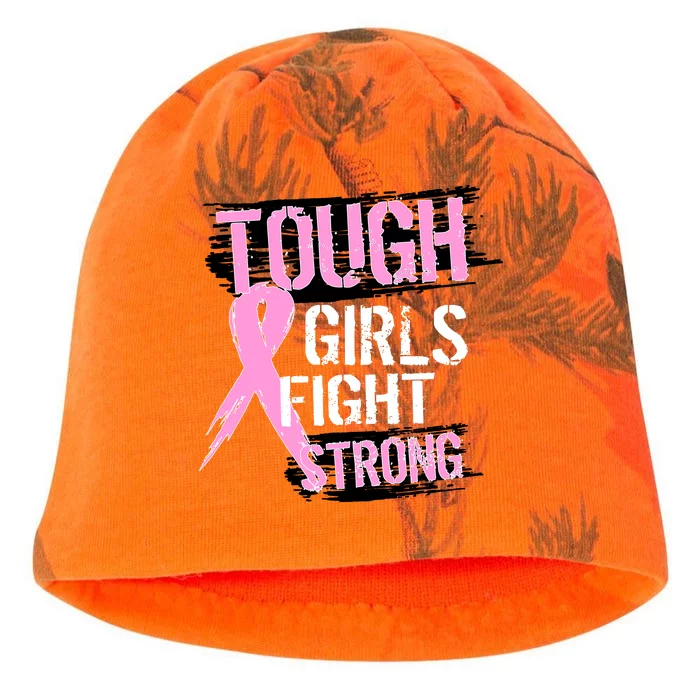 Tough Girls Fight Strong Breast Cancer Kati - Camo Knit Beanie