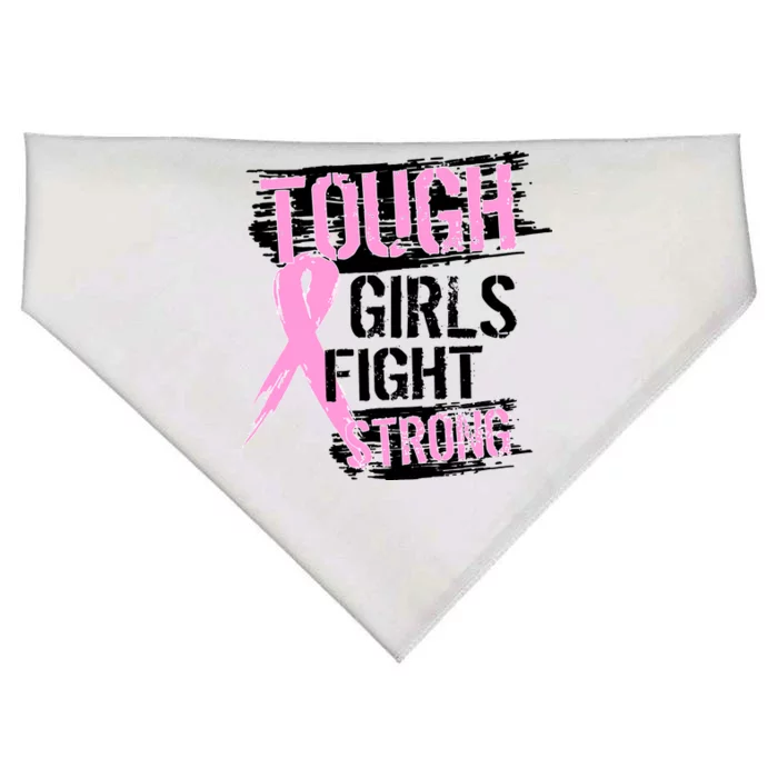 Tough Girls Fight Strong Breast Cancer USA-Made Doggie Bandana