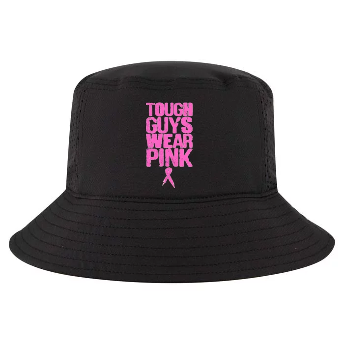 Tough Guys Wear Pink Breast Cancer Awareness Cool Comfort Performance Bucket Hat