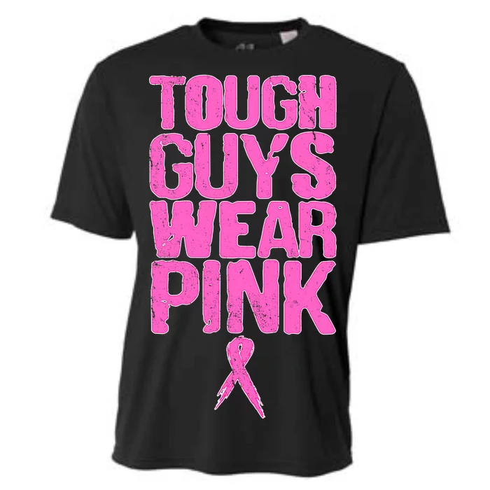 Tough Guys Wear Pink Breast Cancer Awareness Cooling Performance Crew T-Shirt