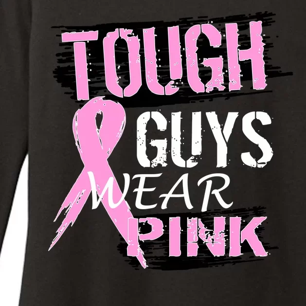 Tough Guys Wear Pink Cancer Womens CVC Long Sleeve Shirt