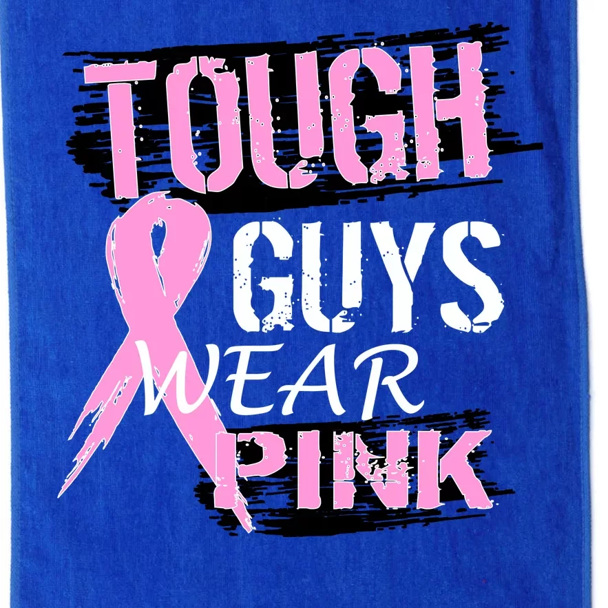 Tough Guys Wear Pink Cancer Platinum Collection Golf Towel