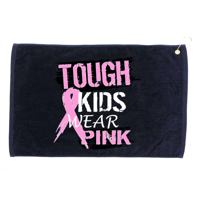 Tough Kids Wear Pink Cancer Grommeted Golf Towel