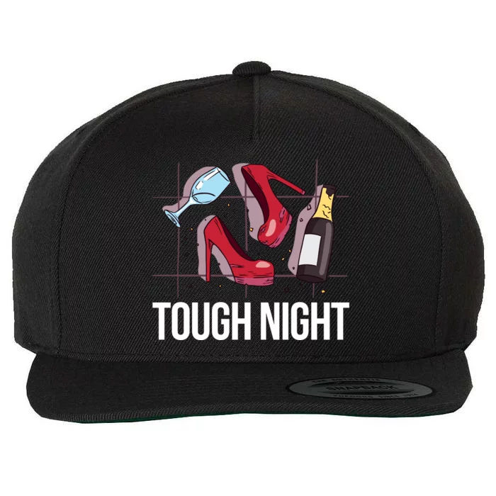 Tough Night Party Wool Snapback Cap