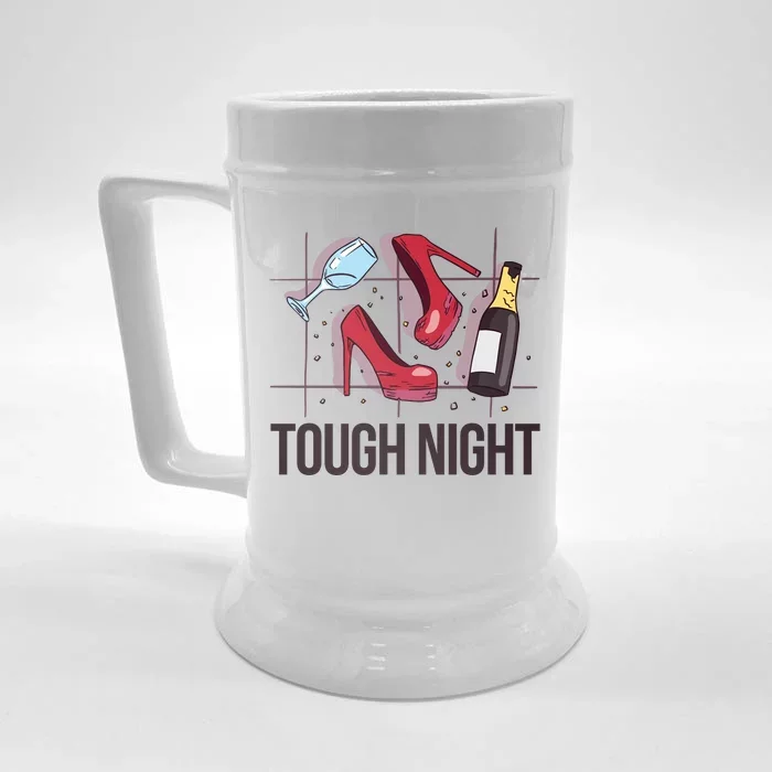 Tough Night Party Front & Back Beer Stein