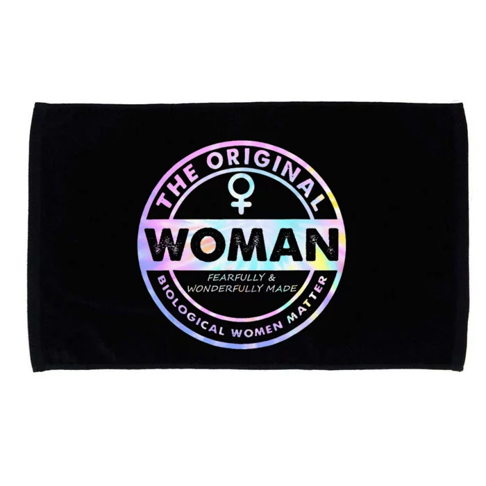 The Original Woman Made Biological Matter Wo Quote Microfiber Hand Towel