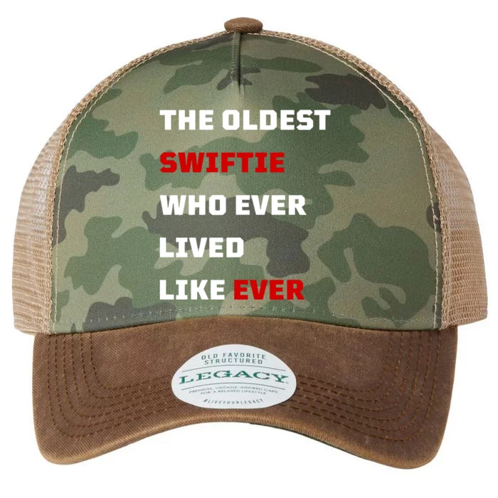 The Oldest Who Ever Lived Like Ever Legacy Tie Dye Trucker Hat