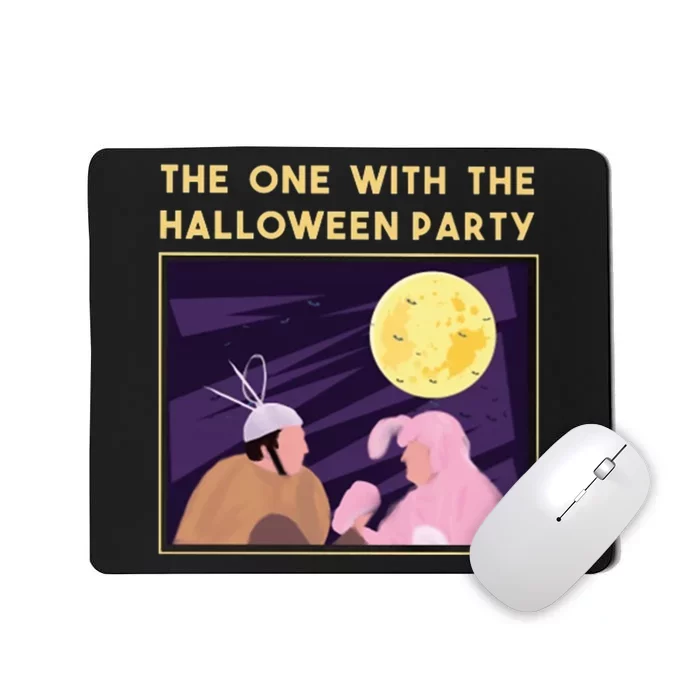 The One With The Halloween Party Bunny Friends Costume Mousepad