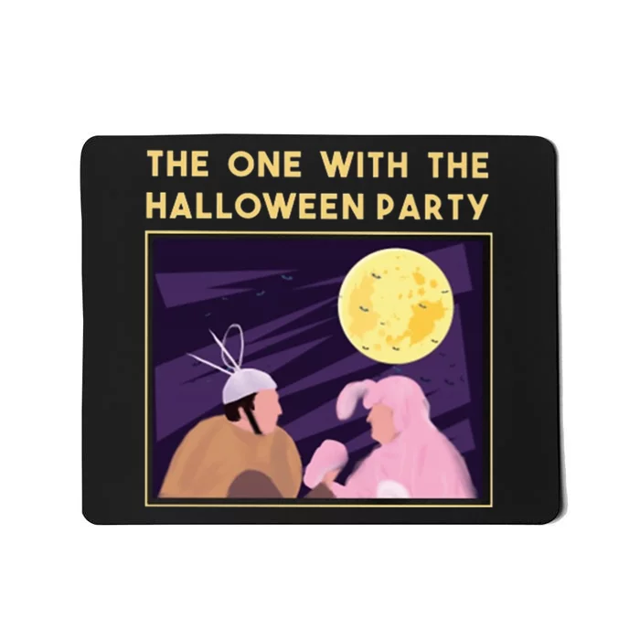 The One With The Halloween Party Bunny Friends Costume Mousepad