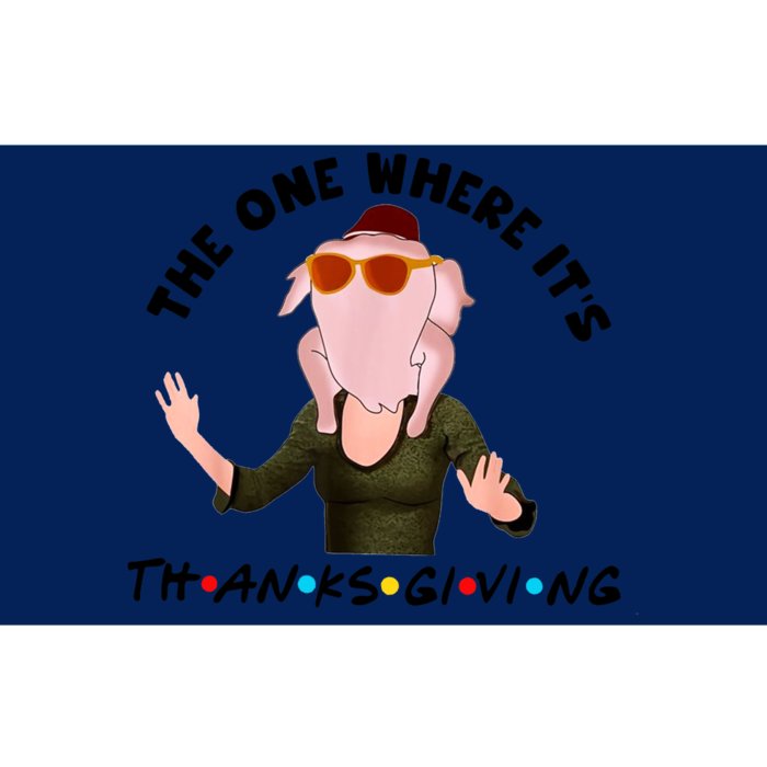 The One Where Its Thanksgiving Friends Monica Turkey Head Bumper Sticker