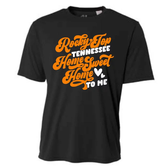 Tennessee Orange White Rocky Tn Home Sweet Home Top Retro Cooling Performance Crew T-Shirt