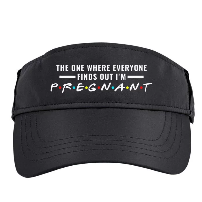 The One Where Everyone Finds Out Im Pregnant New Mom To Be Adult Drive Performance Visor