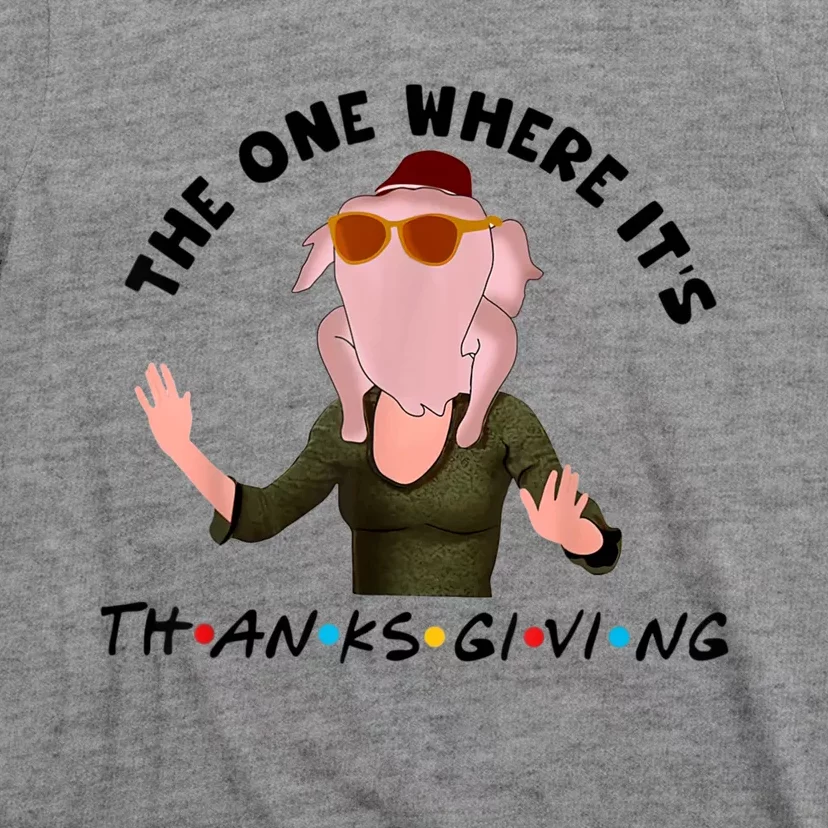 The One Where It's Thanksgiving Friends Monica Turkey Head T-Shirt