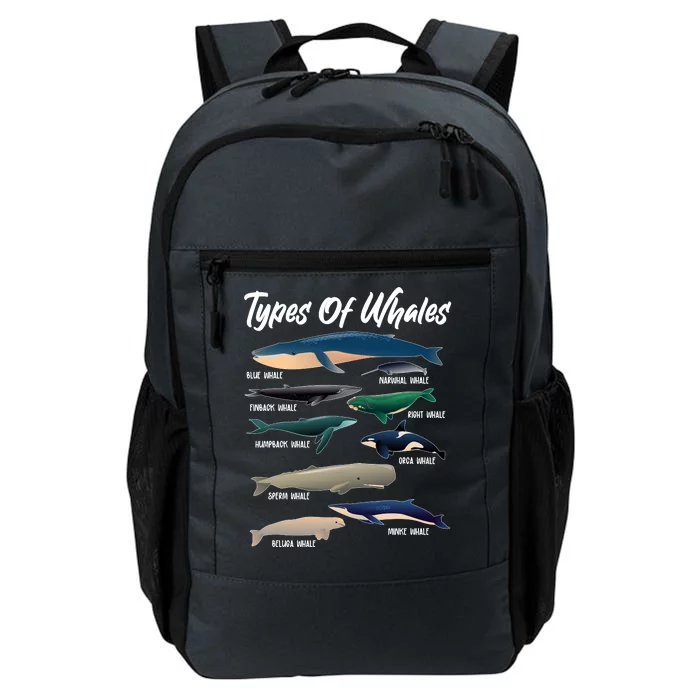 Types Of Whales Daily Commute Backpack