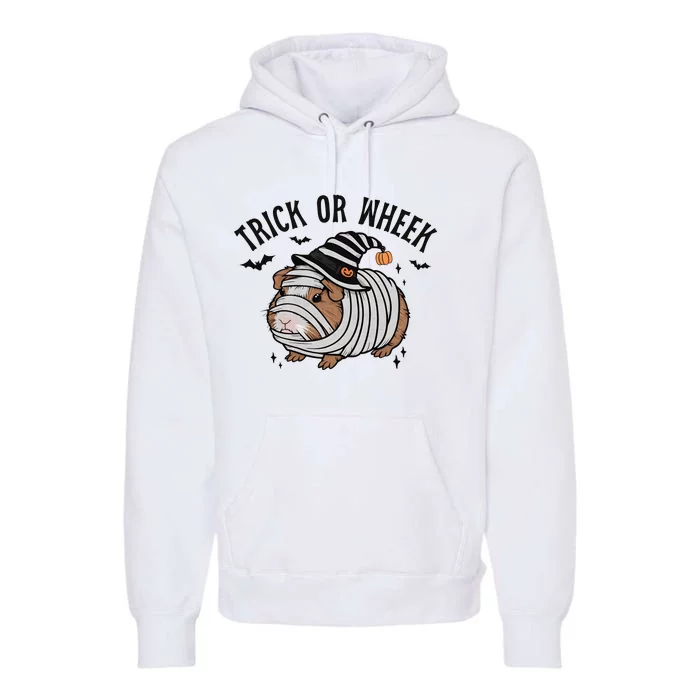 Trick Or Wheek Halloween Guinea Pig Premium Hoodie