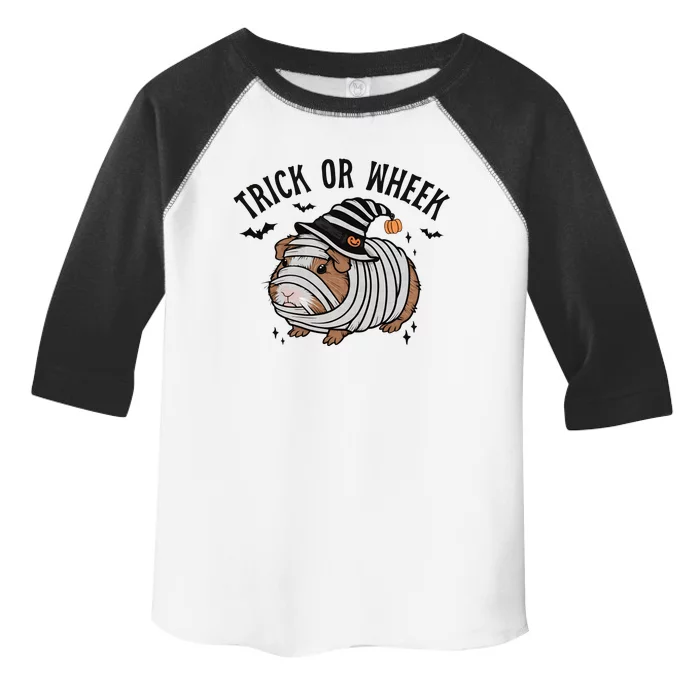 Trick Or Wheek Halloween Guinea Pig Toddler Fine Jersey T-Shirt