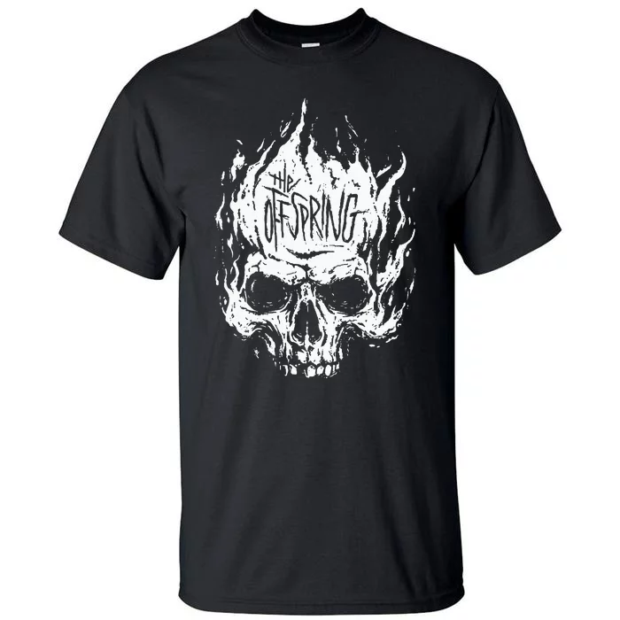 The Offspring White Skull Logo Tall T-Shirt