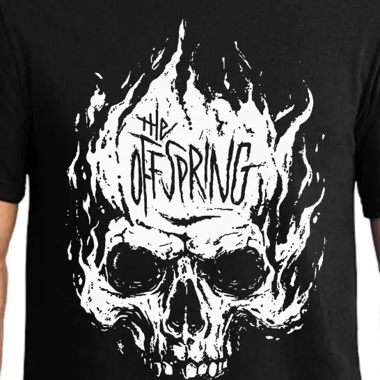 The Offspring White Skull Logo Pajama Set