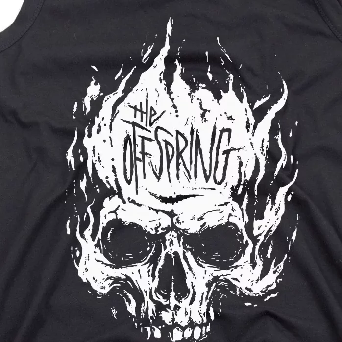 The Offspring White Skull Logo Tank Top