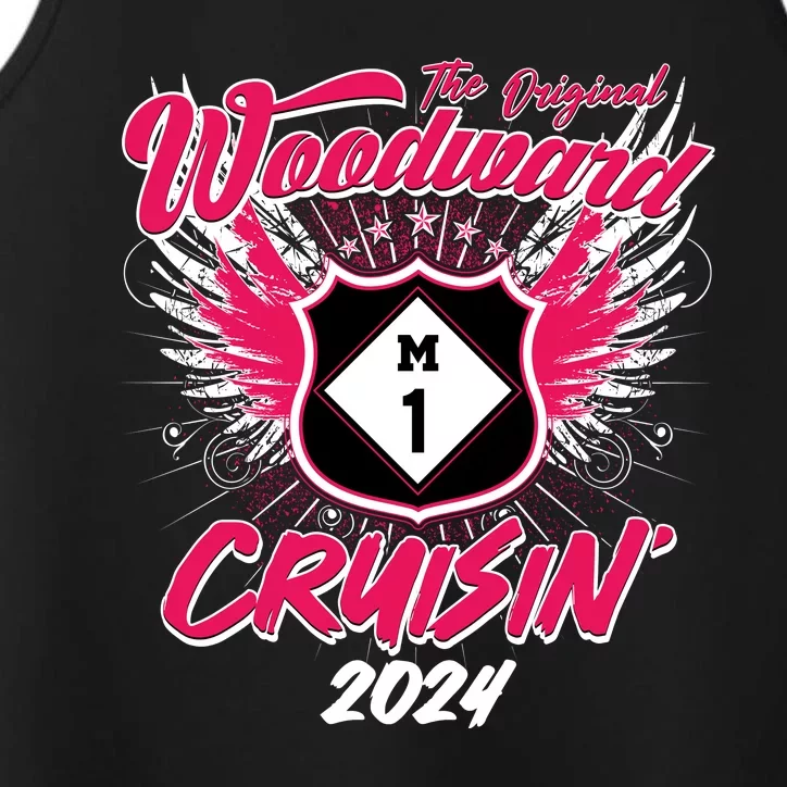 The Original Woodward Ave M1 Cruisin Wings Performance Tank