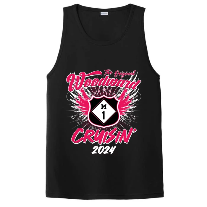 The Original Woodward Ave M1 Cruisin Wings Performance Tank