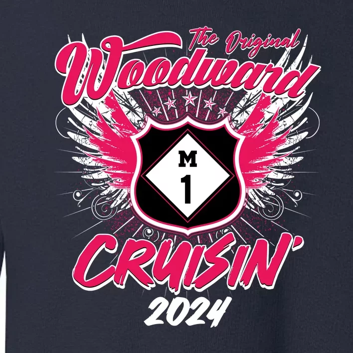 The Original Woodward Ave M1 Cruisin Wings Toddler Sweatshirt