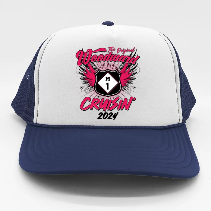 The Original Woodward Ave M1 Cruisin Wings Trucker Hat