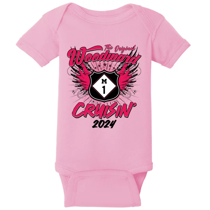 The Original Woodward Ave M1 Cruisin Wings Baby Bodysuit