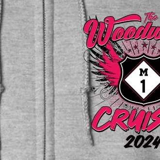 The Original Woodward Ave M1 Cruisin Wings Full Zip Hoodie