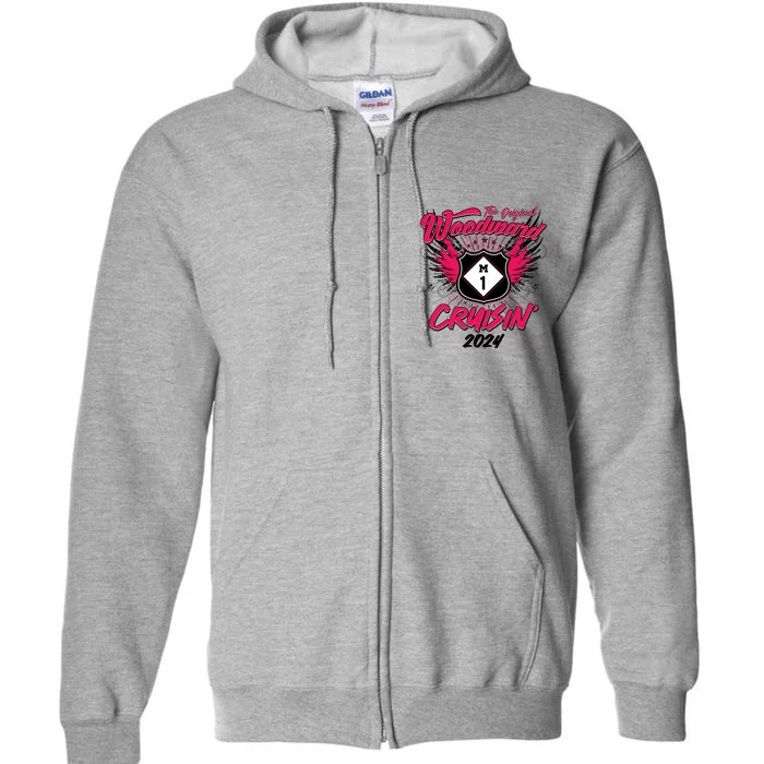 The Original Woodward Ave M1 Cruisin Wings Full Zip Hoodie