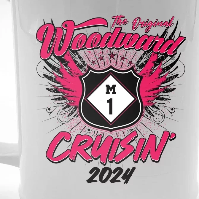 The Original Woodward Ave M1 Cruisin Wings Front & Back Beer Stein