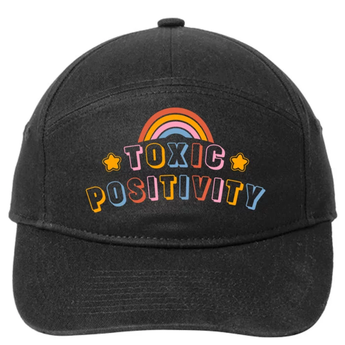 Toxic Positivity 7-Panel Snapback Hat