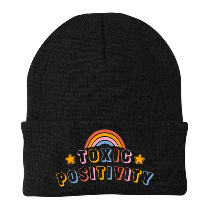 Toxic Positivity Knit Cap Winter Beanie