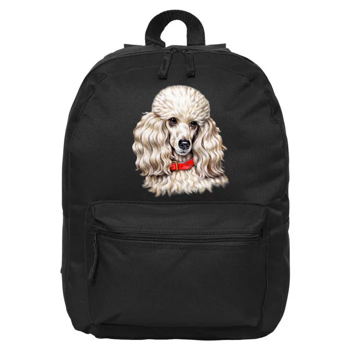 Toy Poodle 16 in Basic Backpack