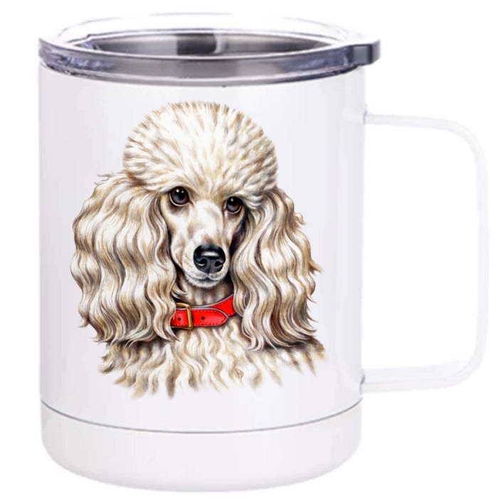 Toy Poodle Front & Back 12oz Stainless Steel Tumbler Cup