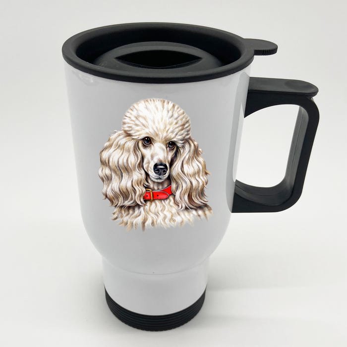 Toy Poodle Front & Back Stainless Steel Travel Mug